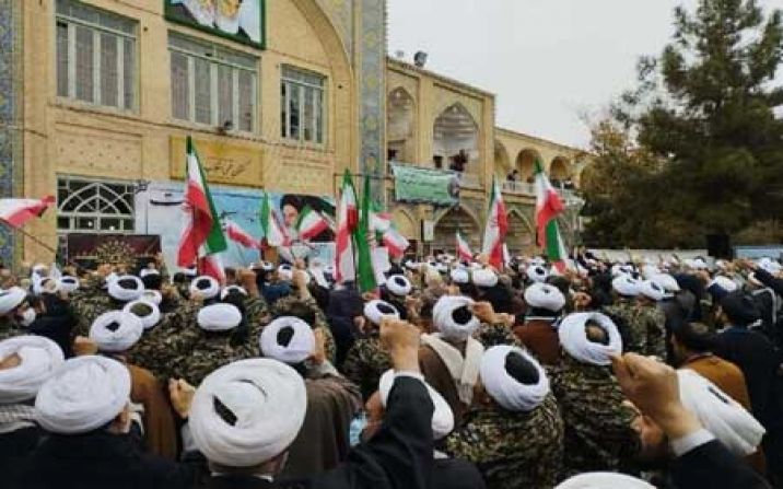 با حضور علما و طلاب؛ اجتماع بزرگ «میثاق با ولایت» در مدرسه فیضیه قم برگزار شد با حضور علما و طلاب؛ اجتماع بزرگ «میثاق با ولایت» در مدرسه فیضیه قم برگزار شد